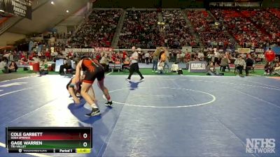 2A 170 lbs Quarterfinal - Cole Garbett, Soda Springs vs Gage Warren, Tri-Valley