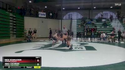 126 lbs Cons. Round 4 - Nick Schmucker, Roanoke Catholic vs Niko Cochran, Catholic High School