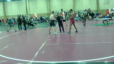 215 lbs Consi Of 8 #2 - Tyler Simms, Unattached vs Garrett Pelt, Coastline Wrestling Academy