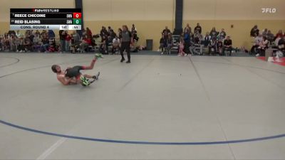 60 lbs Cons. Round 4 - Reece Chicoine, Siouxland Wrestling Academy vs Reid Blasing, Summit Wrestling Academy