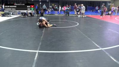 128 lbs Final - Colin Hoopes, Washington Twp vs Camren Hall, Frederick