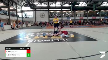 153-161 lbs Quarterfinal - Noah DeMarco, Team No Ego Wrestling Club vs Alessio Pezzella, Omega Training Center