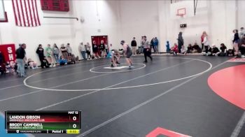 144 lbs Champ. Round 2 - Landon Gibson, Greenfield Wrestling Club vs Brody Campbell, Monrovia Wrestling Club