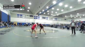 105 lbs Cons. Round 5 - Kendall Martinez, Redondo Union vs Melanie Bermudez, Orange