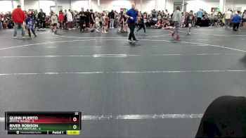 48 lbs Round 6 (8 Team) - River Robison, Black Fox Wrestling vs Quinn Puerto, Bitetto Trained