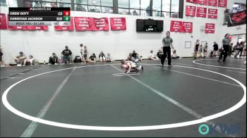 52 lbs Semifinal - Crew Doty, Lexington Wrestling Club vs Christian Jackson, Huskey Wrestling Club