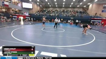 190 lbs Quarterfinal - Aiden Cooley, Allen Blue vs Justice Stokes, College Park