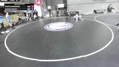 132 lbs Jason Quismondo, SJWA - San Joaquin Wrestling Association vs Mason Pecoff, SAWA - Sacramento Area Wrestling Association