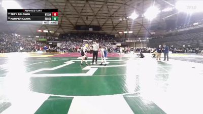 Boys 3A 106 lbs Champ. Round 1 - Kemper Clark, Roosevelt vs Trey Baldwin, West Seattle