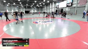 63 lbs Cons. Round 4 - Elliot Colliflower, Spokane Wrestling vs Karter Wright, Punisher Wrestling Company