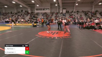 235 lbs Semifinal - Lorelei Hartman, CA vs Aaliyah Grammer, MO