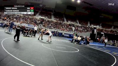 157-D2 Cons. Round 3 - Brody Wiora, Canyon View High School vs Carlos Vargas, Buckeye Union High School