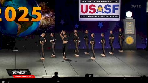 Adrenaline Studio - LIGHTNING [2025 Senior Small Jazz Semis] 2025 The Dance Worlds