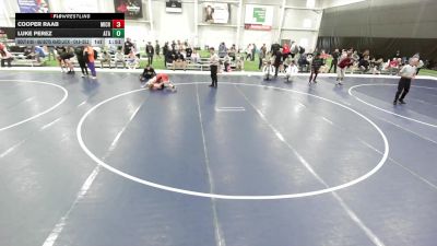 16U BOYS HARD LUCK - 124.8-125.2 Champ. Round 3 - Luke Perez, Alabama Takedown Academy vs Cooper Raab, Michigan