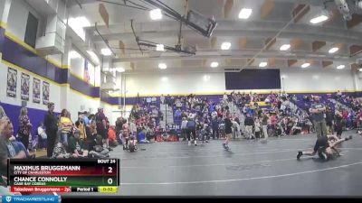 75 lbs Semifinal - Chance Connolly, Cane Bay Cobras vs Maximus Bruggemann, City Of Charleston