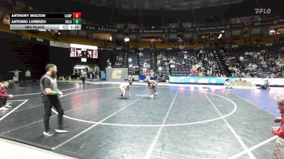 125 lbs 3rd Place - Anthony Molton, Campbell vs Antonio Lorenzo, Oklahoma