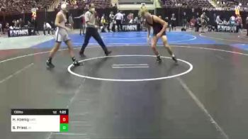 130 lbs Round Of 64 - Harry Koenig, Carlsbad Legacy vs Beau Priest, Jr. Drillers