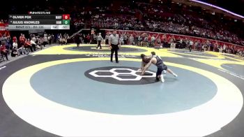 D1-120 lbs Cons. Round 1 - Oliver Fox, Marysville vs Julius Knowles, Hamilton