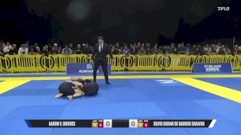 Silvio Duran De Barros Saraiva vs Aaron V. Brooks 2025 Pan IBJJF Jiu-Jitsu No-Gi Championship