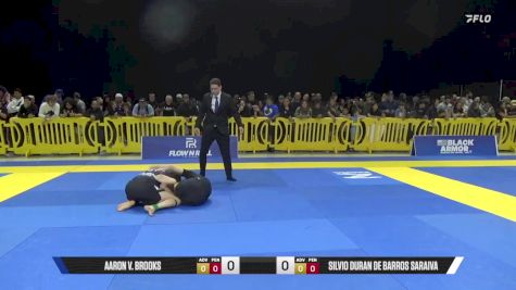 Silvio Duran De Barros Saraiva vs Aaron V. Brooks 2025 Pan IBJJF Jiu-Jitsu No-Gi Championship