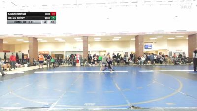 126 lbs Consi Of 16 #2 - Aiden Kinner, Georgia vs Halyn Neely, Woodland Wrestling
