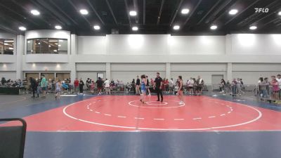 90-100 lbs Champ. Round 1 - Addison Neufeld, Daughters Of Zion Wrestling vs Charlotte Rowell, Level Up Wrestling Center