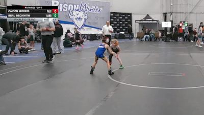40 lbs Finals (2 Team) - Caiden Morris, Team PA/USA vs Beau Beckwith, Hammers