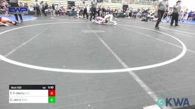 76 lbs Semifinal - Ted Fuggett-Henry, Comanche Takedown Club vs Caden Jerry, Rough Riders