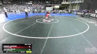 2A 285 lbs Cons. Round 1 - Nathan Nellis, Fort Vancouver vs Dawan Johnson, Franklin Pierce