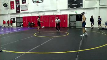 174 lbs 5th Place Match - Joey Clark, Lemoore College vs Jacob Longcrier, Mt. Sac