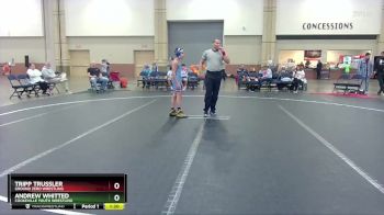 88 lbs 1st Place Match - Andrew Whitted, Cookeville Youth Wrestling vs Tripp Trussler, Ground Zero Wrestling