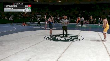 4A 190 lbs Champ. Round 1 - Julian Aldrich, Socorro vs Jeremy Trujeque, Belen