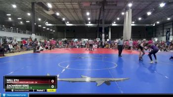 138 lbs Quarterfinals (8 Team) - Zachariah King, INVICTUS WRESTLING CLUB vs Will Etu, WILD BUFFALO WRESTLING CLUB