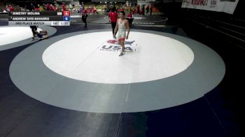 79 lbs 3rd Place Match - Dimetry Molina, Rough House Wrestling vs Andrew Tate-Navarro