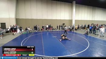 120 lbs Cons. Round 1 - Kaius Coffing, Stallions Wrestling vs Jensen Lopez, Scrap Yard Garage