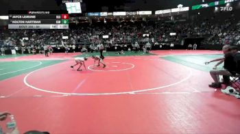 84 lbs Champ. Round 3 - Kolton Hartman, KAWA vs Jayce LeJeune, OCGA