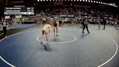 D 1 106 lbs 3rd Place Match - William Fontenot, Brother Martin vs Jagger Martinez, St. Paul`s