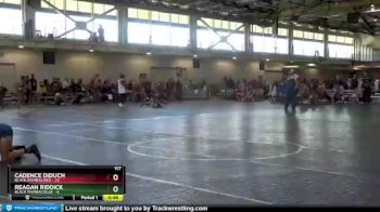 117 lbs Round 1 (4 Team) - Cadence Diduch, Black Mambas Red vs Reagan Riddick, Black Mambas Blue