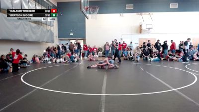 105 lbs Quarters - Malachi Wheeler, Husky Wrestling vs Brayson Moore, 208 Badgers Wrestling Club