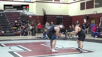 285 lbs 3rd Place Match - Cooper Heister, North Cedar, Stanwood vs Kadin Liles, Monticello