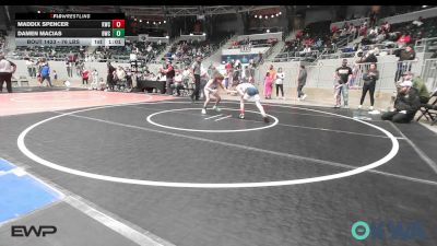 76 lbs Semifinal - Maddix Spencer, Keystone Wrestling Club vs Damen Macias, Berryhill Wrestling Club