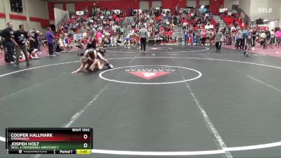 135 lbs 3rd Place Match - Cooper Hallmark, Stronghold vs Jospeh Holt, Skull & Crossbones Wrestling C