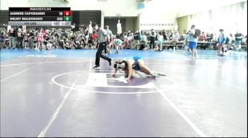 140 lbs Rr Rnd 1 - Jasmine Capodanno, Triumph Trained - Girls vs Delmy Maldonado, All I See Is Gold Academy - Girls