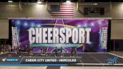 Cheer City United - HERCULES [2022 L1.1 Mini - PREP Day 1] 2022 CHEERSPORT Hot Springs Classic