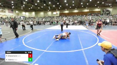 100 lbs Round Of 16 - Pasen Chessmore, Buckaroo WC vs Alijah Valerio, Caldwell WC