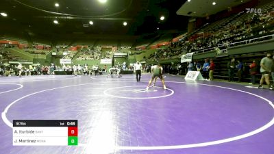 167 lbs Consi Of 16 #2 - Alexis Iturbide, Santa Maria vs Juan Pablo Martinez, Monache