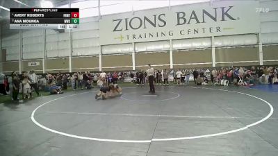 115 lbs 1st Place Match - Avery Roberts, Westlake Wrestling Club vs Ana Mounga, Westlake Wrestling Club