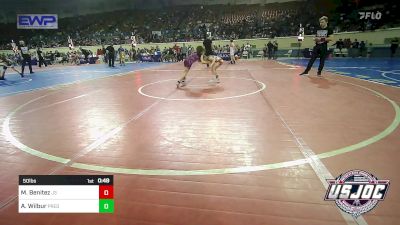 50 lbs Semifinal - Mia Benitez, Juic3 Acad3my vs Adelaide Wilbur, Predator Wrestling