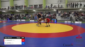 48kg Cons. Round 3 - Julien Valcourt, L`Essor WC vs Wynn Griffith, Jr Huskies