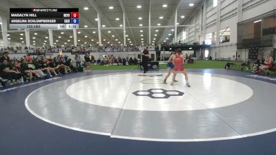 125 lbs Madalyn Hill, New York vs Angelina Schlumpberger, California Silver
